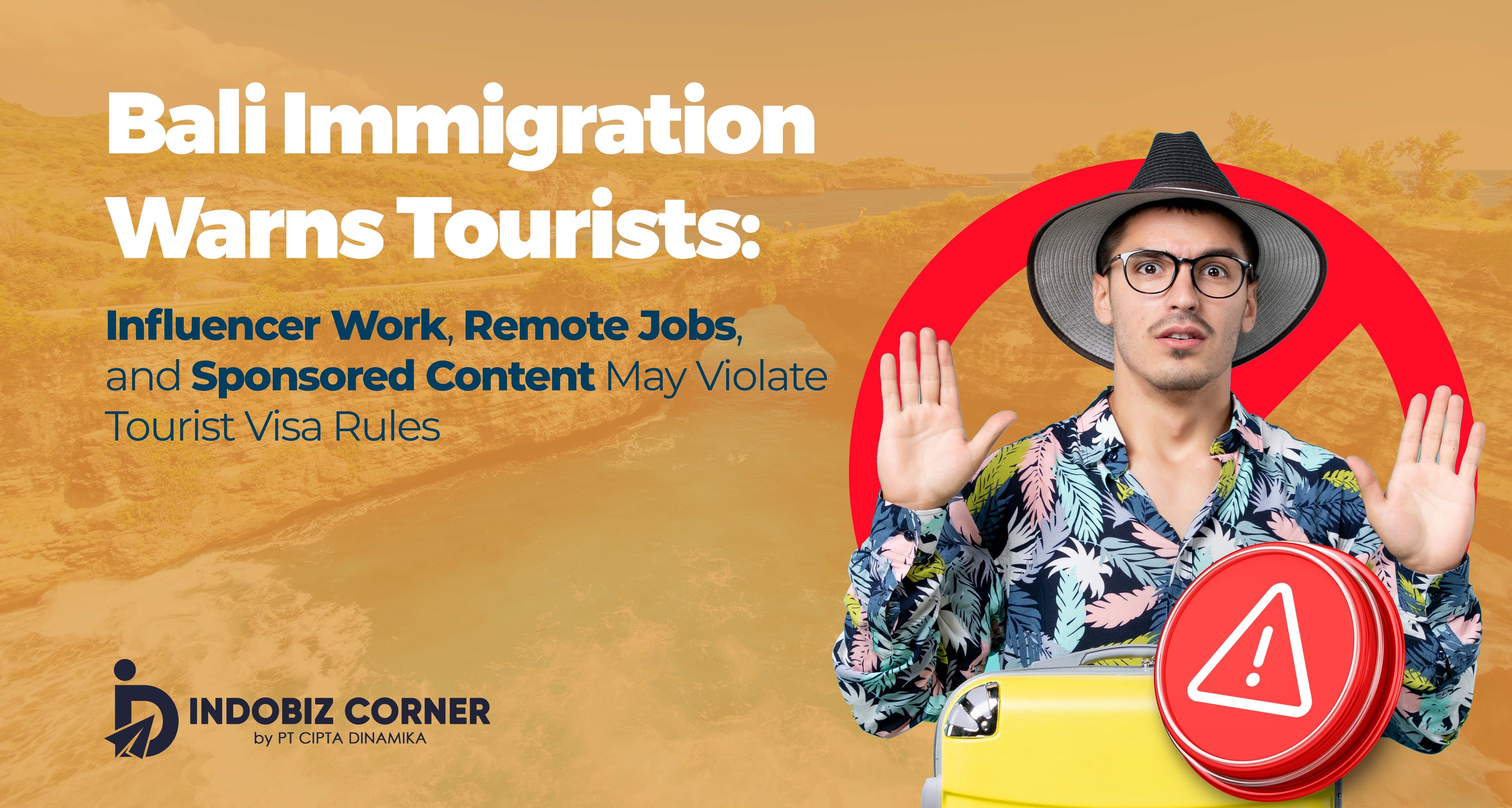 Bali Immigration Warns Tourists: Influencer Work, Remote Jobs, and Sponsored Content May Violate Tourist Visa Rules